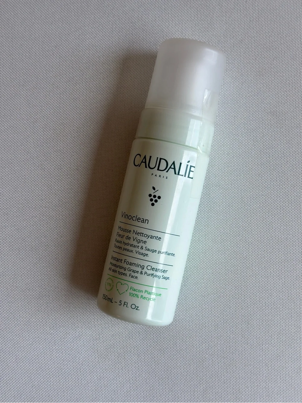 NWT Caudalie Vinoclean Gentle Foam Cleanser